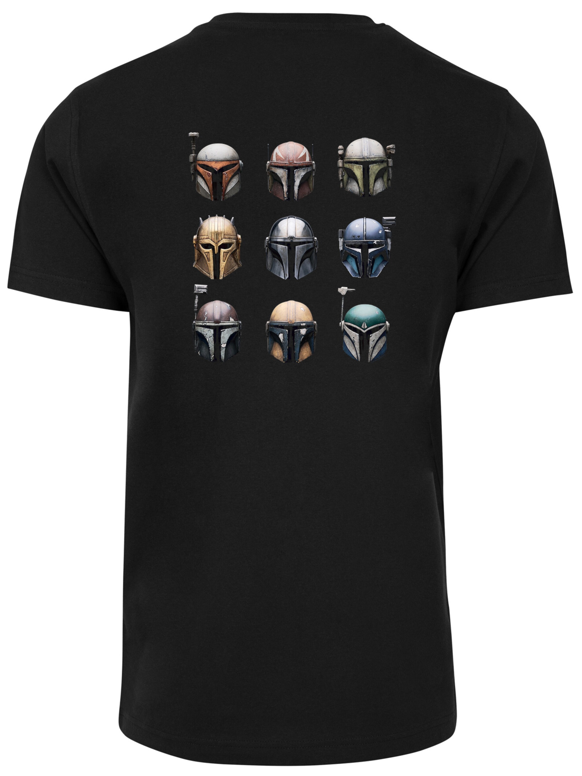 T-Shirt 'Star Wars The Mandalorian' F4NT4STIC en noir