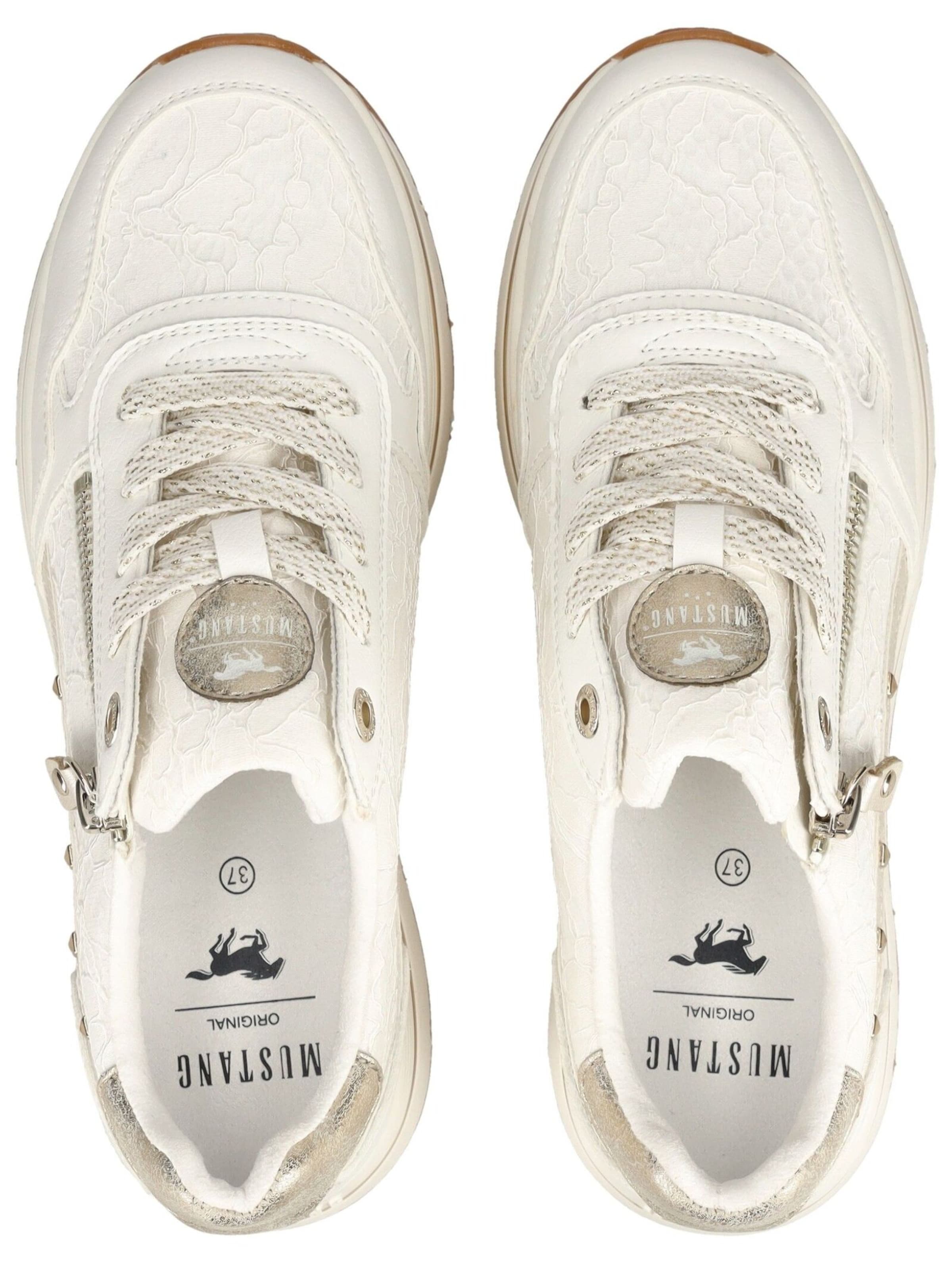 MUSTANG Sneakers laag in Wit