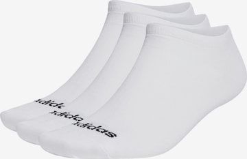 Chaussettes de sport ADIDAS PERFORMANCE en blanc : devant