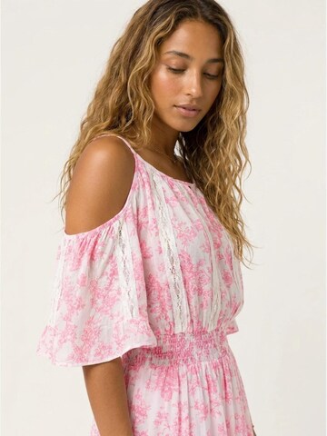 Miss June Jurk 'Robe Longue Karena' in Blauw