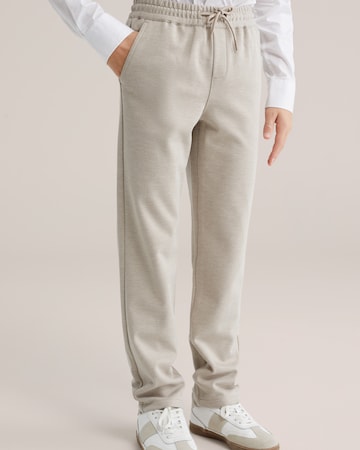 WE Fashion Szabványos Nadrág - bézs