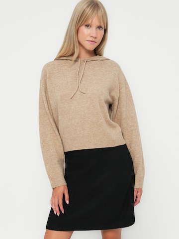 PIECES Spódnica 'PCMALOU' w kolorze czarny