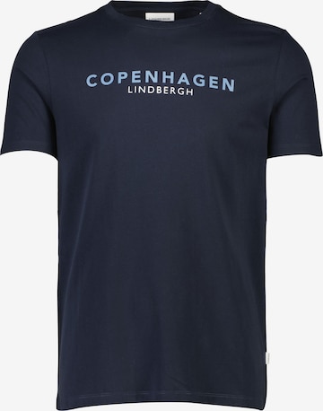 Lindbergh T-Shirt 'Copenhagen' in Blau: Vorderseite