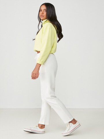 C&City Tapered Trousers in White