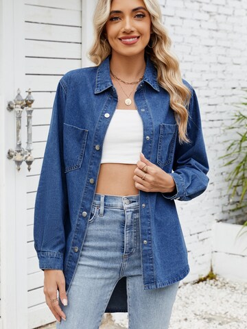Yesfashion Bluse‌‌‌‌‌‌ in Blau