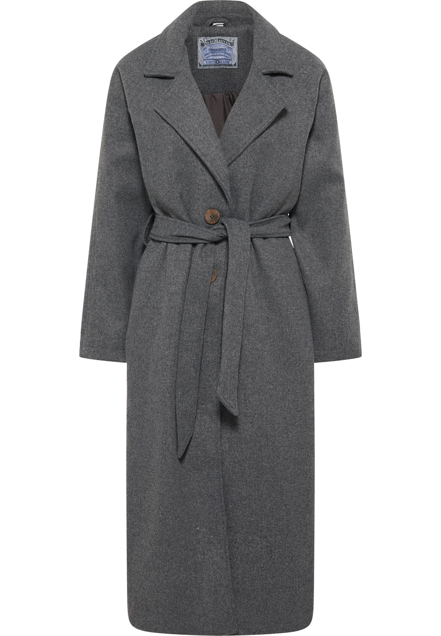 DreiMaster Vintage Cappotto di mezza stagione in Grigio Sfumato 