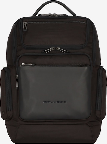 Piquadro Backpack in Black: front