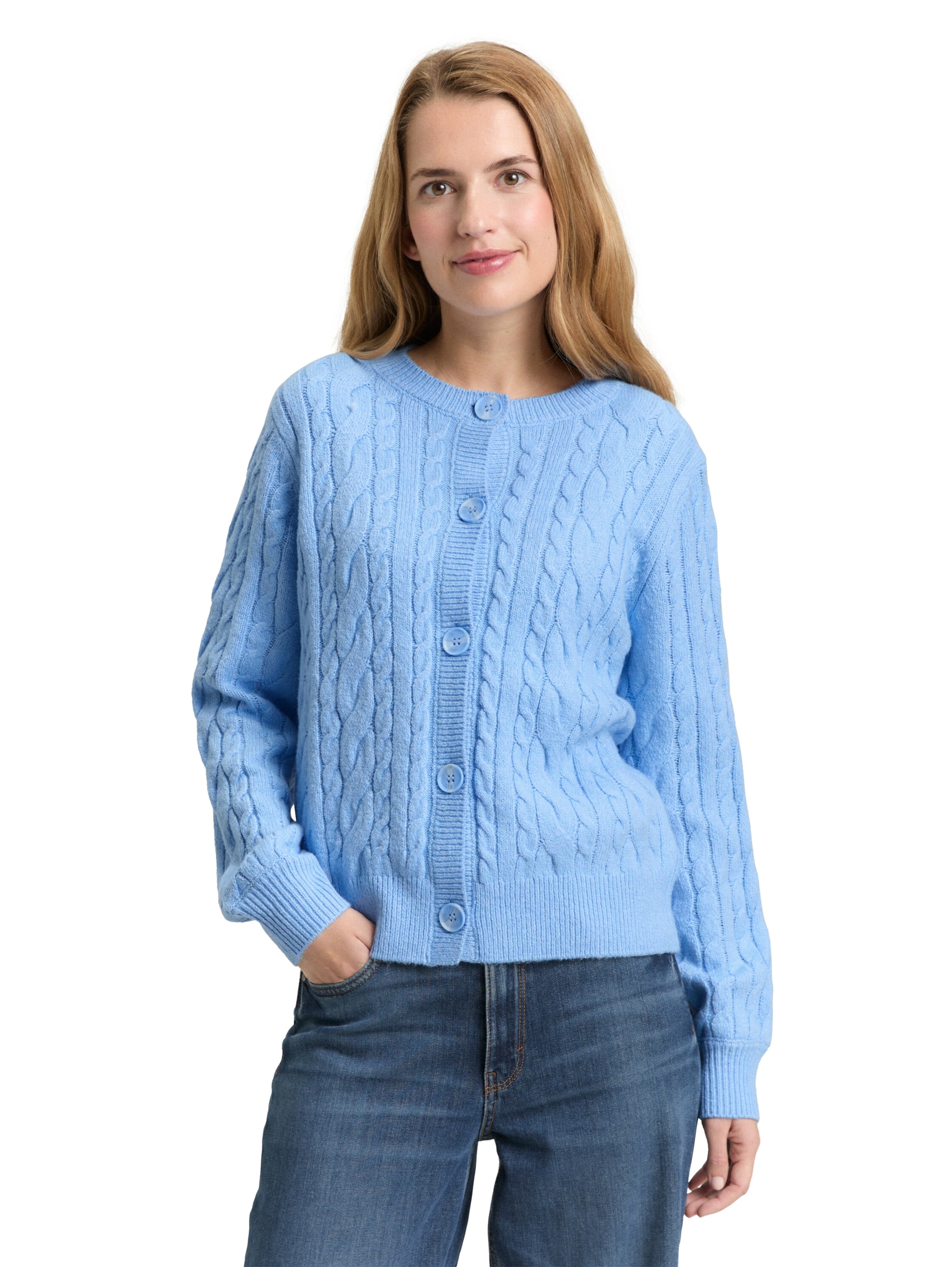 TOM TAILOR Kardigan w kolorze niebieski: przód