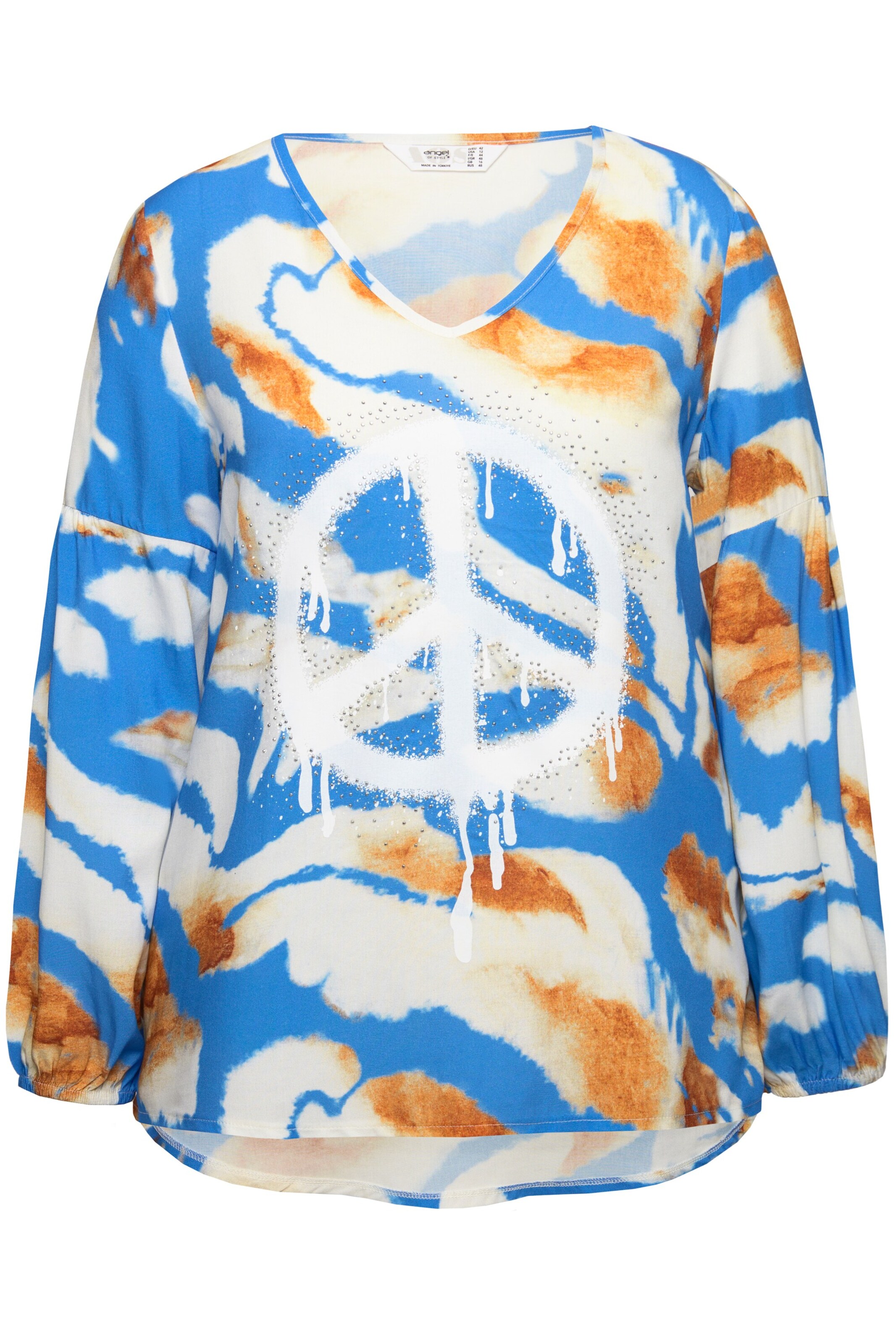 Angel of Style Bluse in Blau: Vorderseite