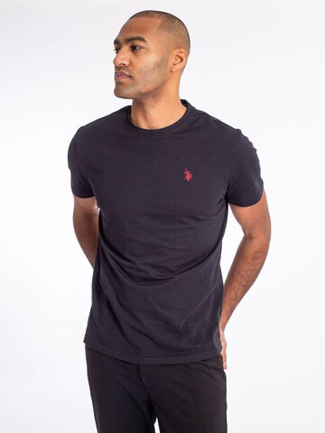 T-Shirt 'Arjun' U.S. POLO ASSN. en noir : devant