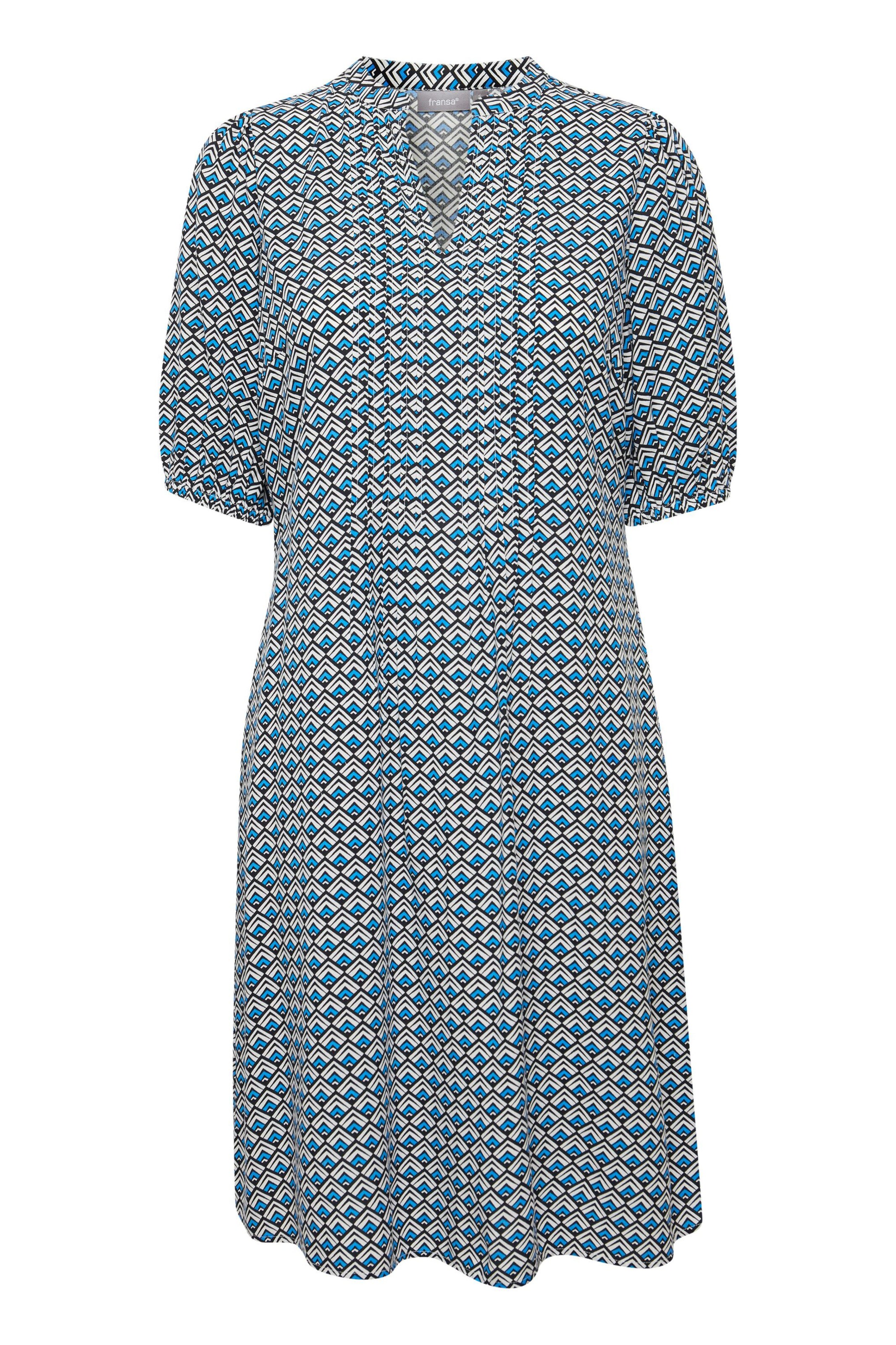 Fransa Kleid 'Merla' in Blau: Vorderseite