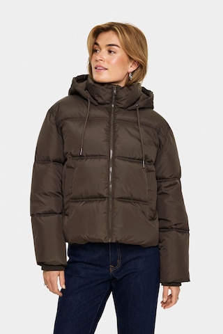 SAINT TROPEZ Winterjacke 'SZFey' in Braun