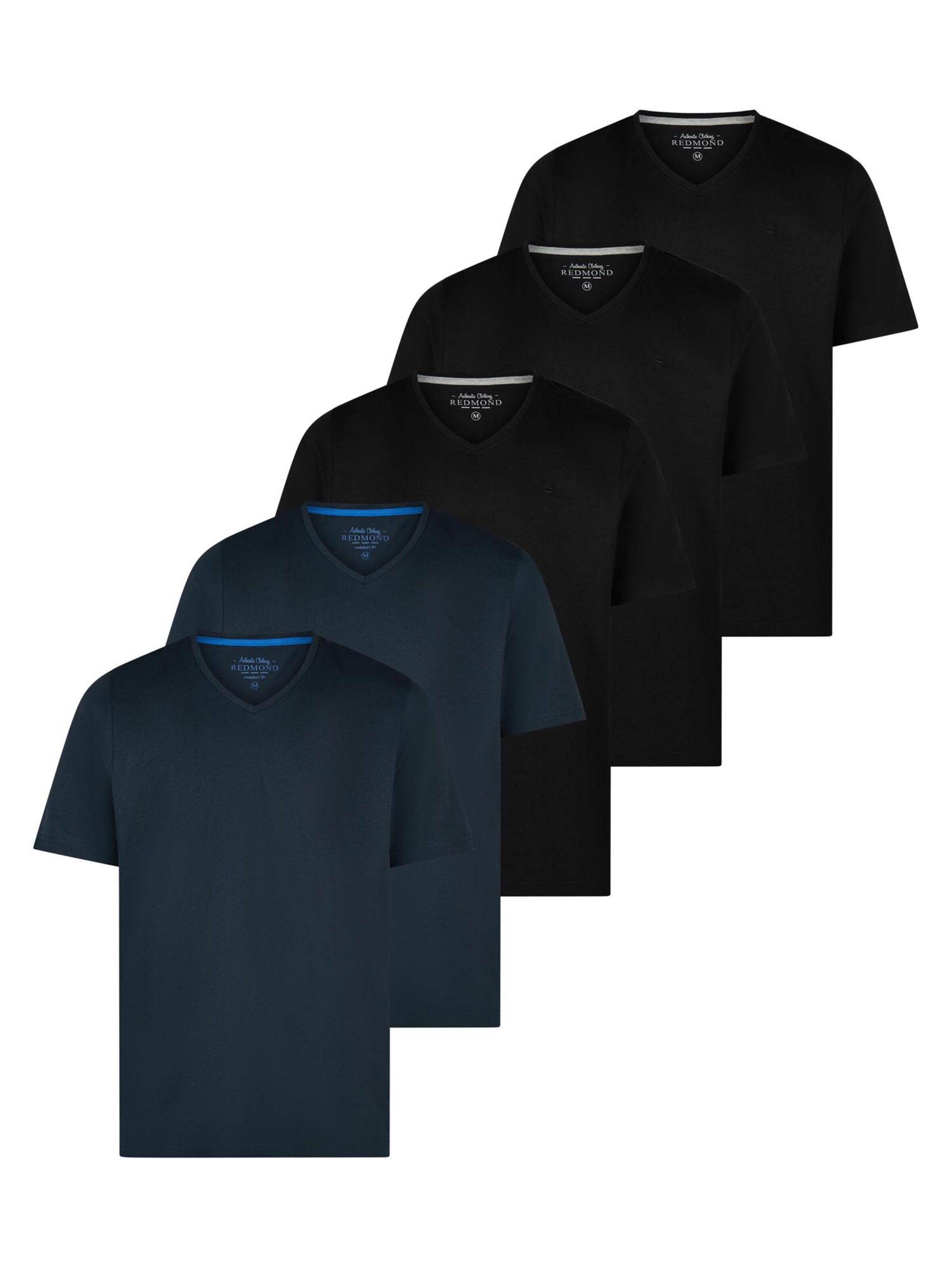 redmond Shirt 'Basic' in Black: front
