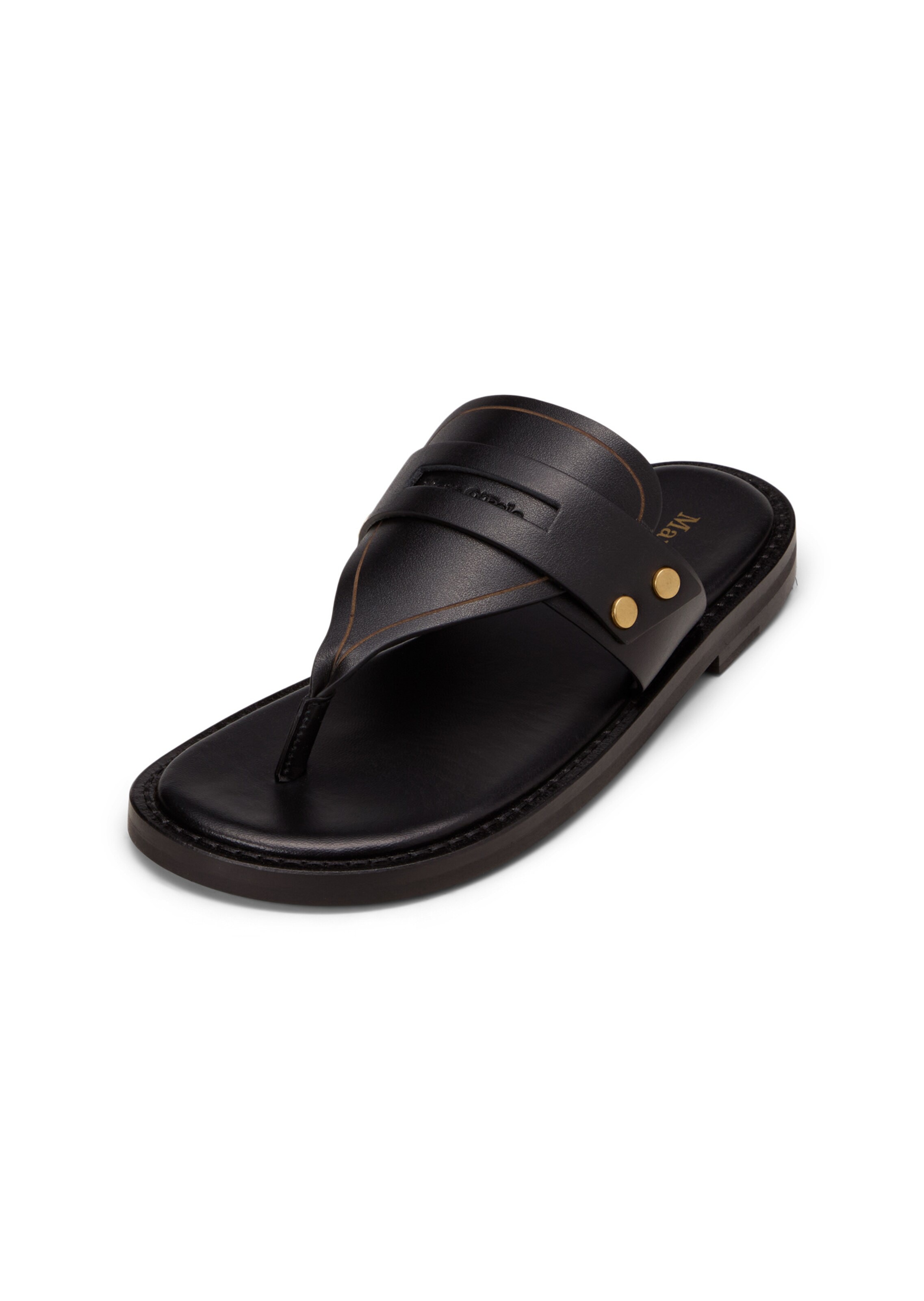 Marc O'Polo Teenslipper 'Stina' in Zwart: voorkant