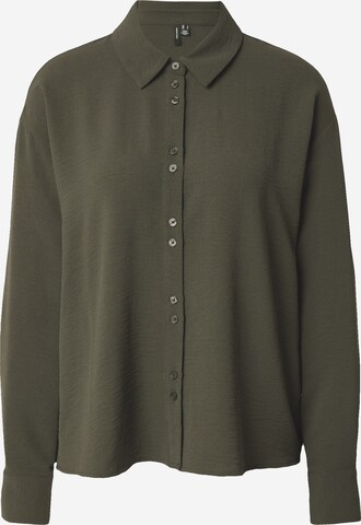 VERO MODA Blouse 'ALVA' in Groen: voorkant