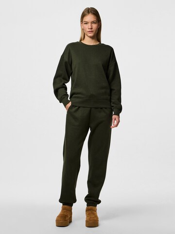Sweat-shirt 'Chilli' PIECES en vert
