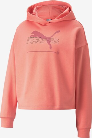 PUMA Sportsweatshirt 'Ess Better' in Orange: predná strana