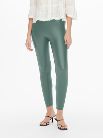 Skinny Leggings 'STINE' JDY en vert : devant