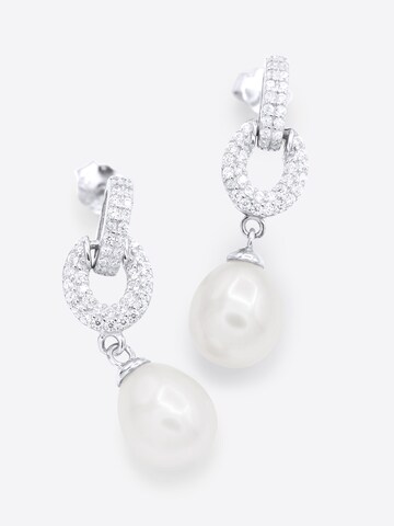 Ateliers Saint Germain Earrings 'Prado' in White: front