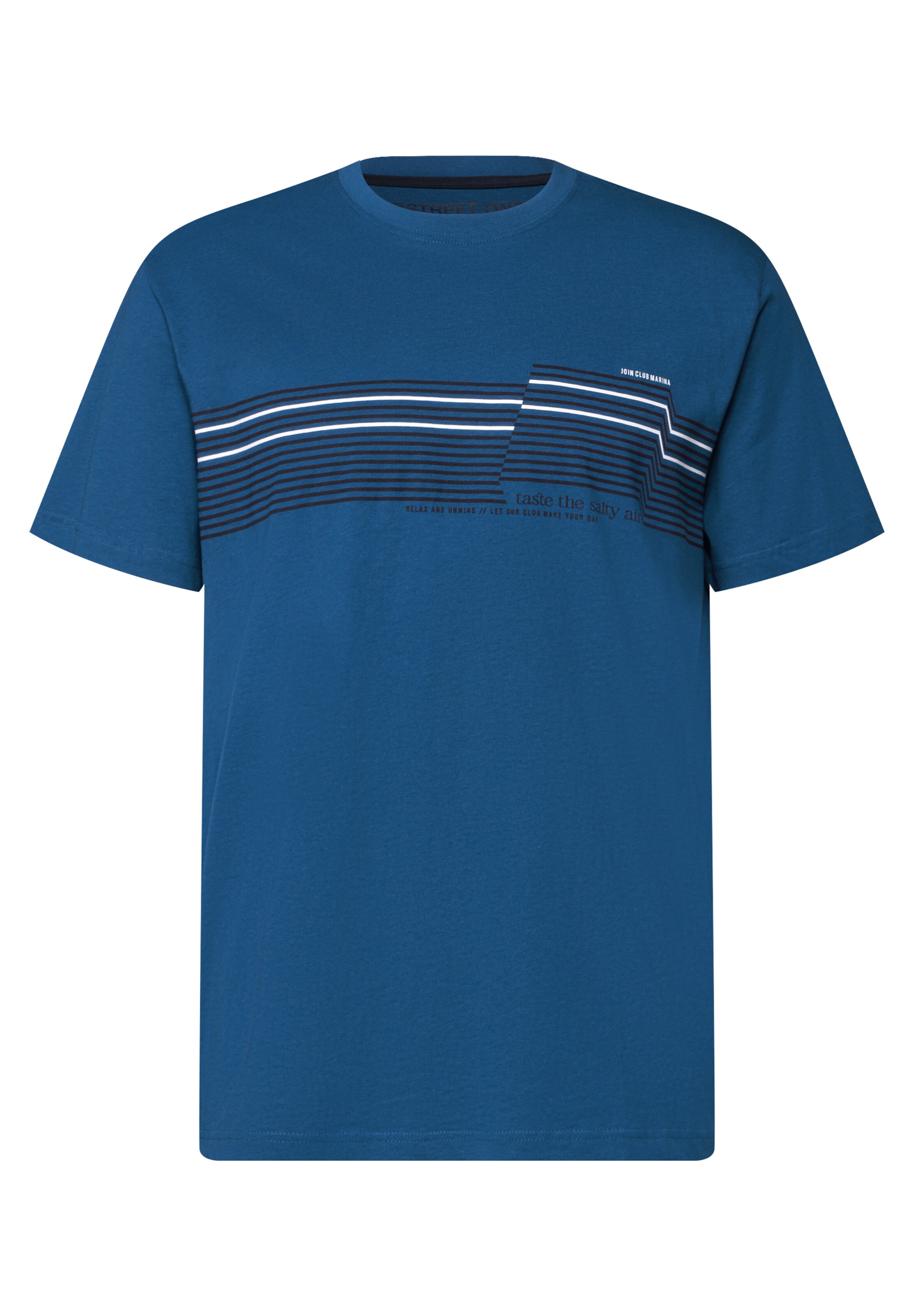 Street One MEN T-Shirt in Blau: Vorderseite