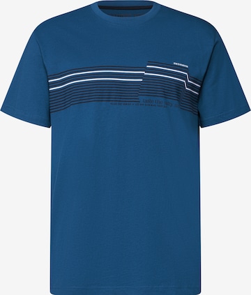 Street One MEN T-Shirt in Blau: Vorderseite