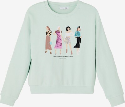 NAME IT Sweatshirt 'HILINE' in Pastel blue / Mixed colors, Item view