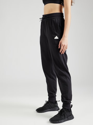 ADIDAS SPORTSWEAR Zúžený Sportovní kalhoty 'BLUV' – černá: přední strana