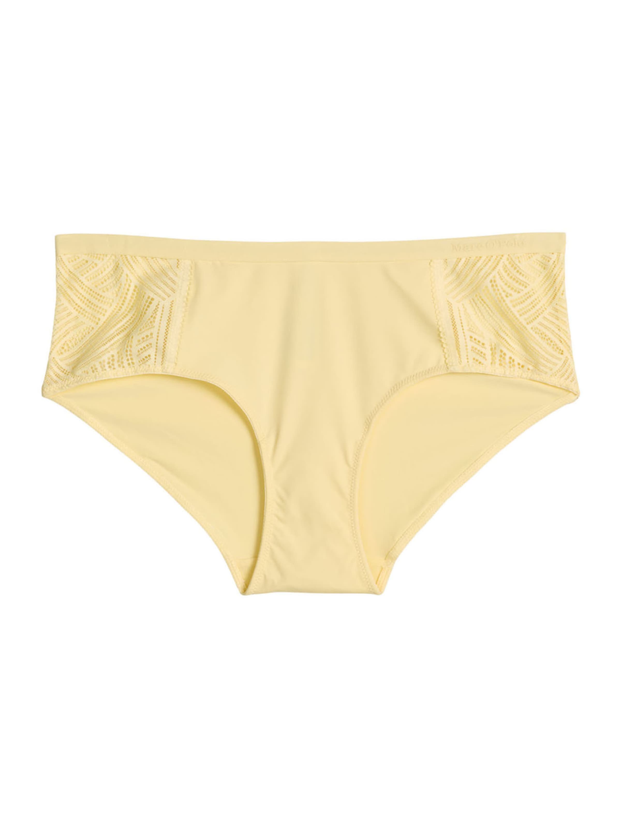 Marc O'Polo Panty ' Timeless Lace ' in Yellow: front