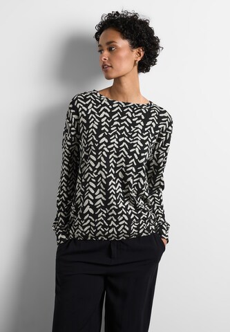 STREET ONE BluseShirt in Schwarz: Vorderseite