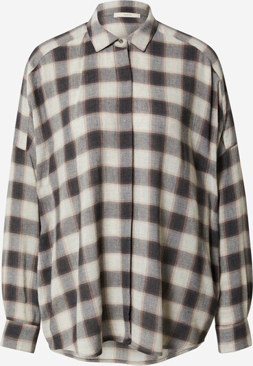 sessun Bluse 'DELIWOOL' in karamell / grau / anthrazit / hellgrau, Produktansicht