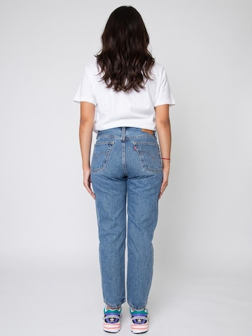 LEVI'S ® Luźne Jeansy '501 Crop Z0625 Medium Indigo Worn In' w kolorze niebieski