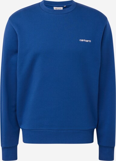 Carhartt WIP Sweatshirt i gentiana / vit, Produktvy