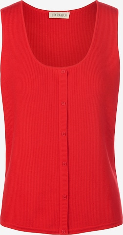 Uta Raasch Top in Rood: voorkant