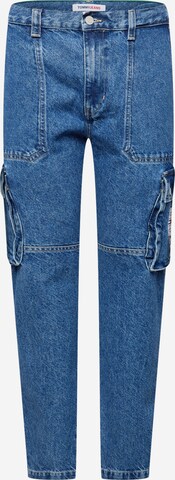 Tommy Jeans Cargo Jeans in Blue: front