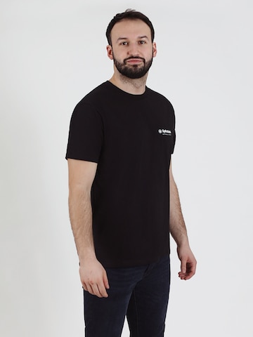 SPITZBUB Shirt 'ludis' in Black: front