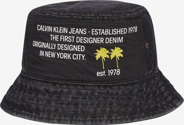 Calvin Klein Jeans Hat in Black: front