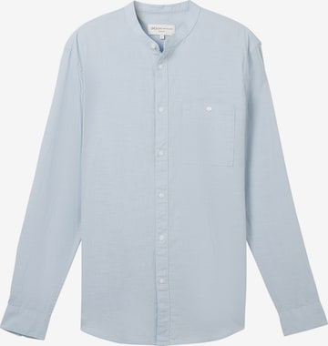 Coupe regular Chemise TOM TAILOR DENIM en bleu : devant