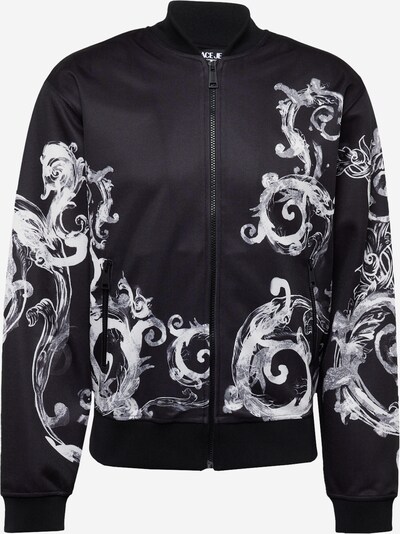 Versace Jeans Couture Prehodna jakna | črna / bela barva, Prikaz izdelka