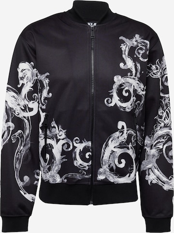 Versace Jeans Couture - Chaqueta de entretiempo en negro: frente