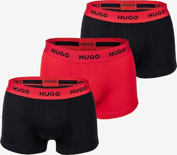 HUGO Red Boxerky – červená: přední strana