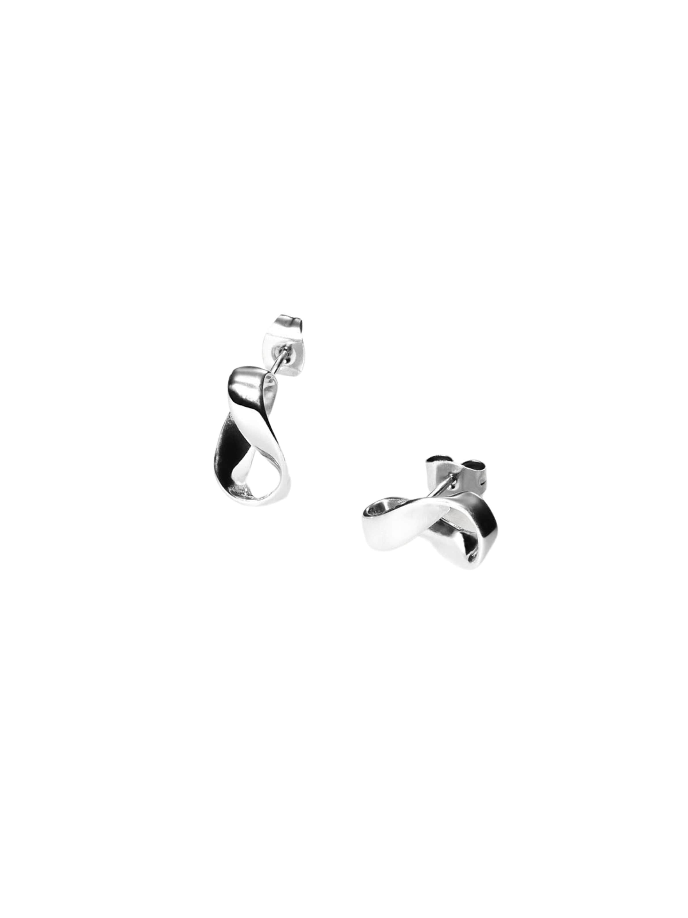 PURELEI - Pendientes 'Twist' en plata