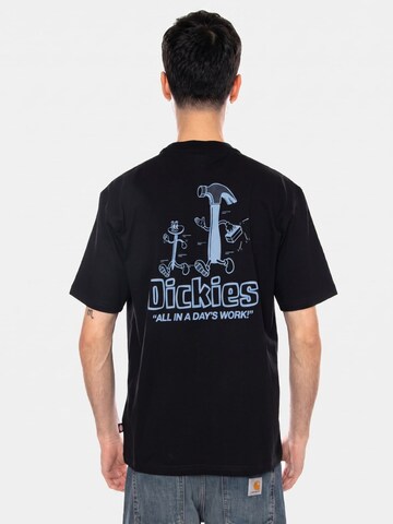 DICKIES Bluser & t-shirts 'FAIRLAWN SS TEE BLACK' i sort: forside
