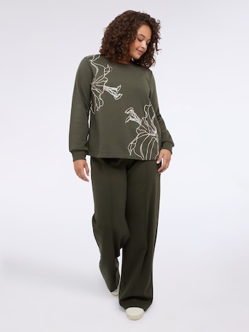 Regular Pantalon Fiorella Rubino en vert