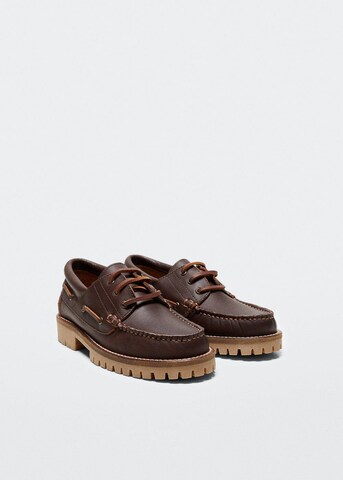 MANGO KIDS Flats 'Nautico' in Brown