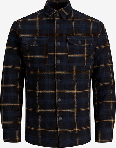 Jack & Jones Plus Jacke 'Darren' in nachtblau / dunkelblau / safran, Produktansicht