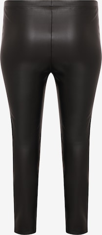 Skinny Pantalon Yoek en noir