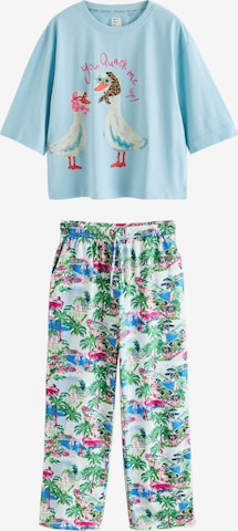 Next Pyjama värissä sininen: etupuoli