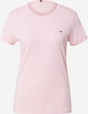 T-shirt TOMMY HILFIGER en rose : devant