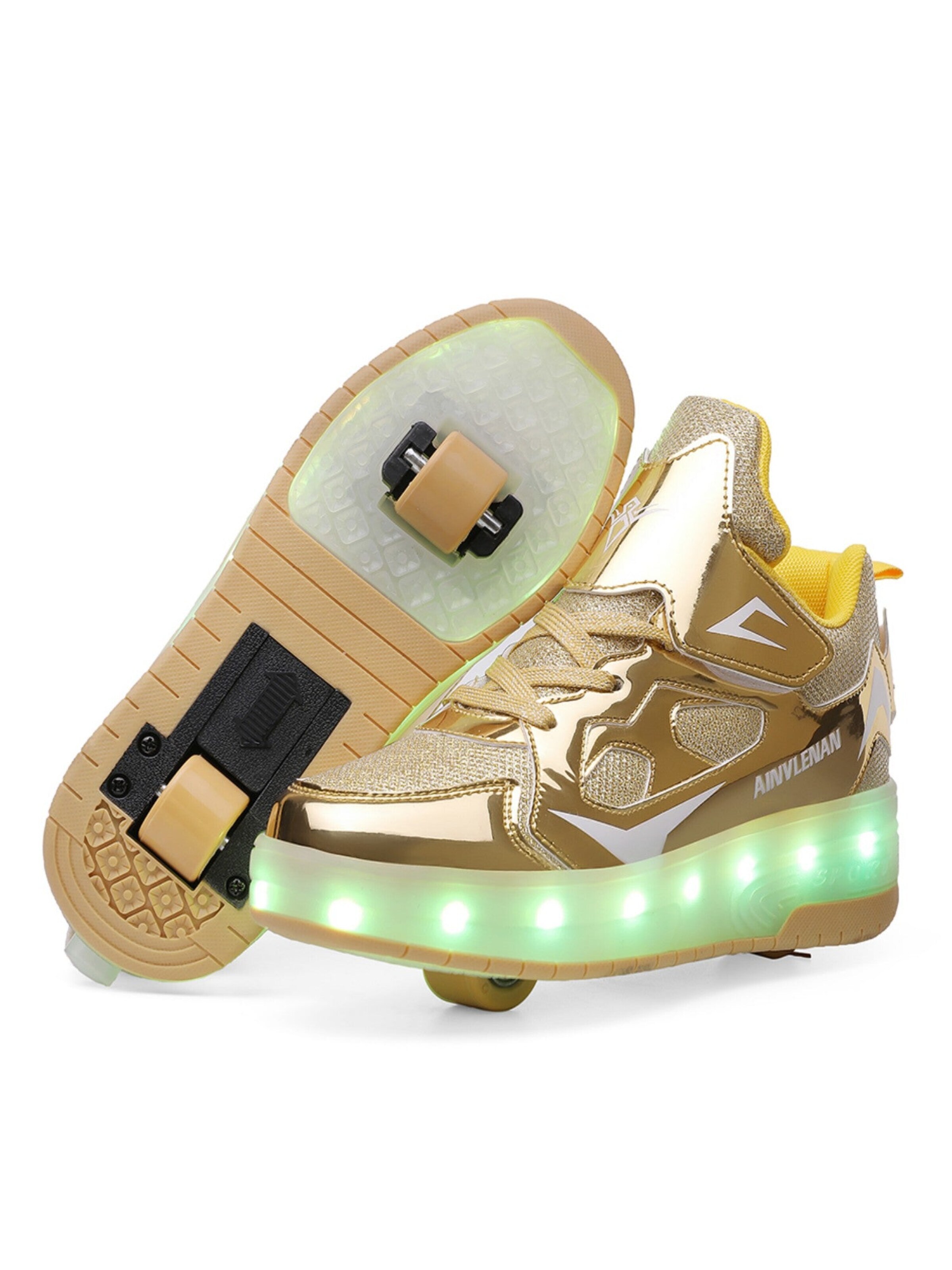 HUSKSWARE Inline and Roller Skates 'Blitz' in Gold