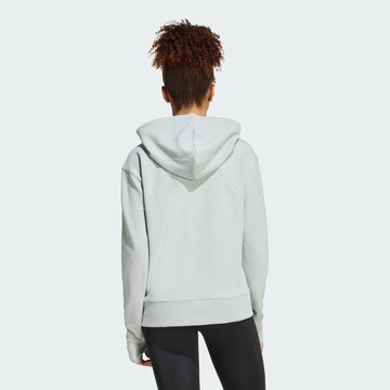ADIDAS PERFORMANCE - Casaco de treino em moletão 'Designed 4 Training Full-Zip Hooded' em verde